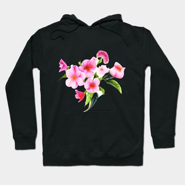 Fresh spring pattern - apple blossoms Hoodie by Hujer